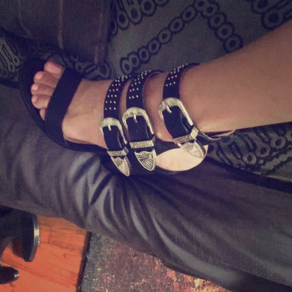 Black heels